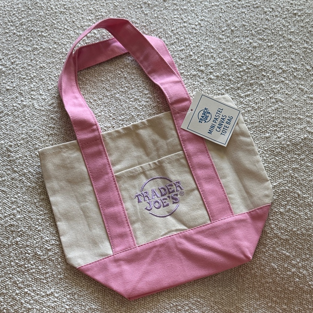 Spring Pastel Pink Mini Tote🩷